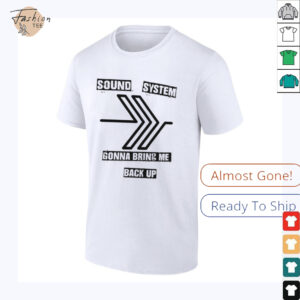 Sound system gonna bring me back up shirt