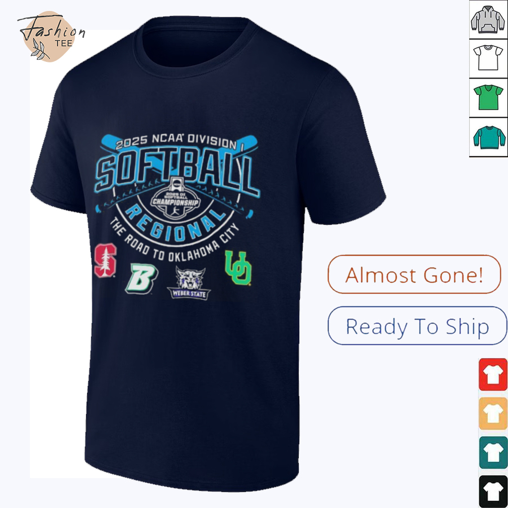 Stanford Binghamton Weber State Oregon NCAA Division I Softball Regional 2025 shirt Stanford Binghamton Weber State Oregon NCAA Division I Softball Regional 2025 shirt