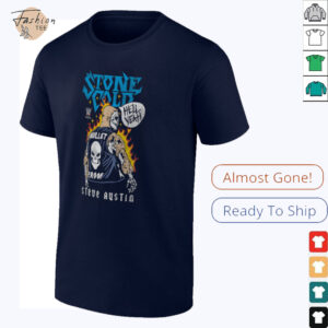 Stone Cold Steve Austin Ripple Junction Skeleton T Shirt