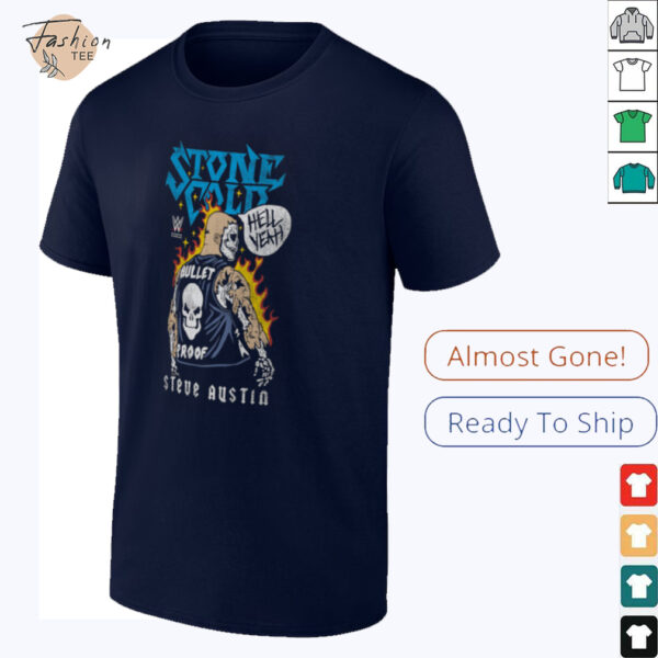 Stone Cold  Steve Austin Ripple Junction Skeleton T Shirt