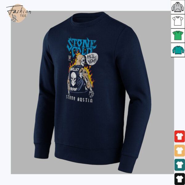 Stone Cold  Steve Austin Ripple Junction Skeleton T Shirt