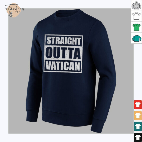 Straight Outta Vatican Pope Leo shirt