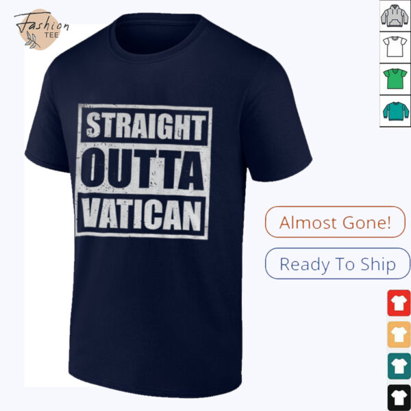 Straight Outta Vatican Pope Leo shirt