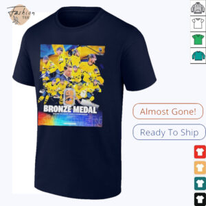 Swedish National Men’s Ice Hockey Back To Back Bronze Medal 2025 IIHF Ice Hockey World Championship T Shirts