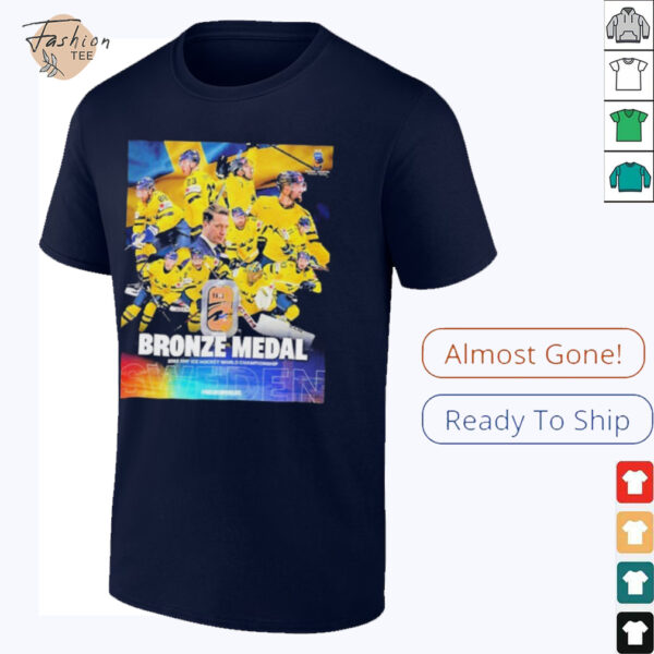 Swedish National Men’s Ice Hockey Back To Back Bronze Medal 2025 IIHF Ice Hockey World Championship T Shirts