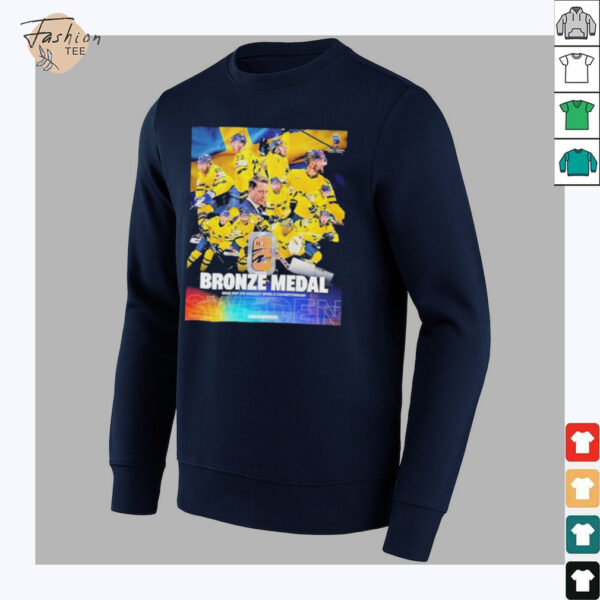 Swedish National Men’s Ice Hockey Back To Back Bronze Medal 2025 IIHF Ice Hockey World Championship T Shirts