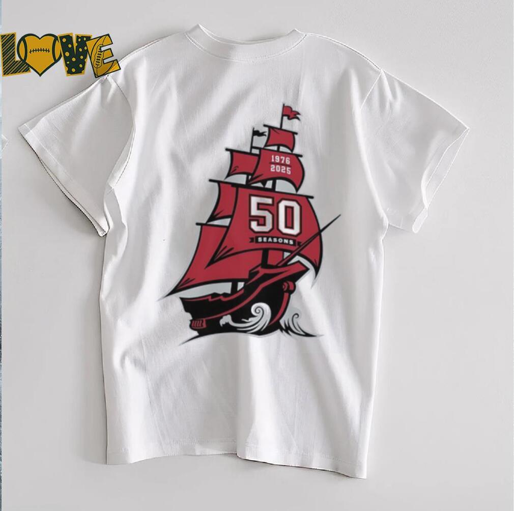 Tampa Bay Buccaneers NFL 50 season 1976 2025 shirt Tampa Bay Buccaneers NFL 50 season 1976 2025 shirt