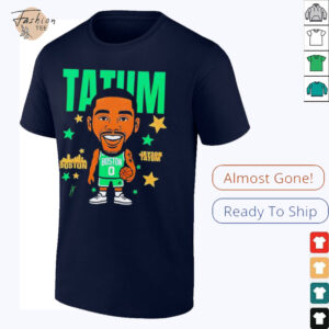 Tatum Jayson Tatum Boston Celtics signature caricature shirt