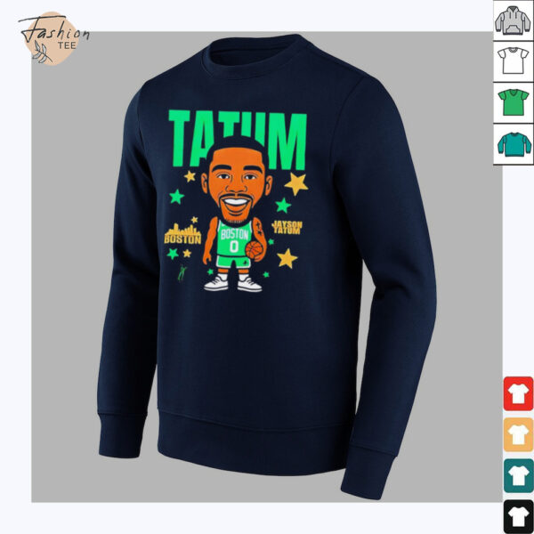 Tatum Jayson Tatum Boston Celtics signature caricature shirt