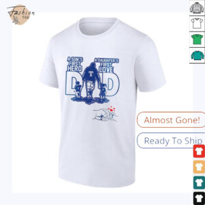 Texas Rangers Dad A son’s first hero a daughter’s first love Happy Father’s Day 2025 shirt