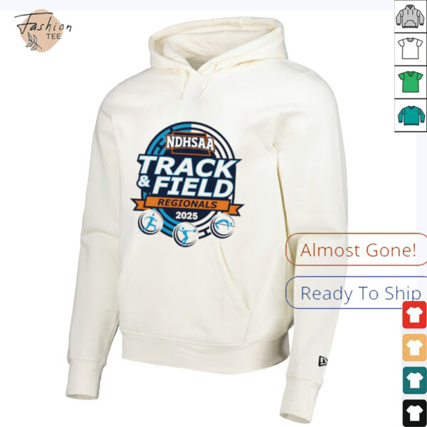 The 2025 NDHSAA Class B Southwest Region Track & Field logo shirt