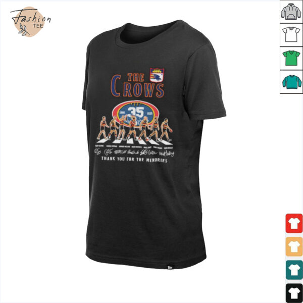 The Adelaide Crows 1990 2025 35th Thank You For The Memories Road Abbey Signatures T shirts