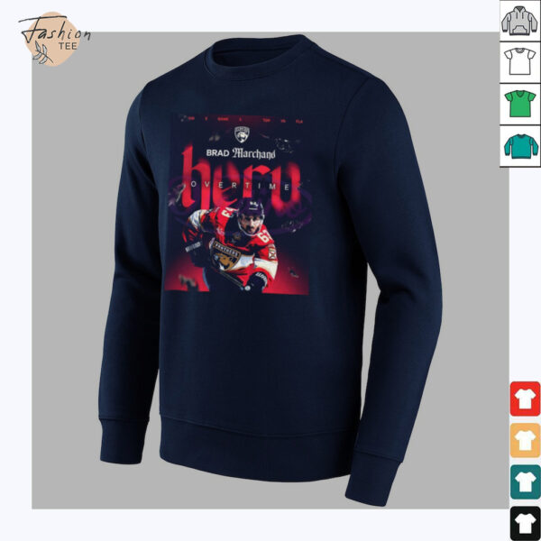 There goes our herooo Brad Marchand Florida Panther shirt