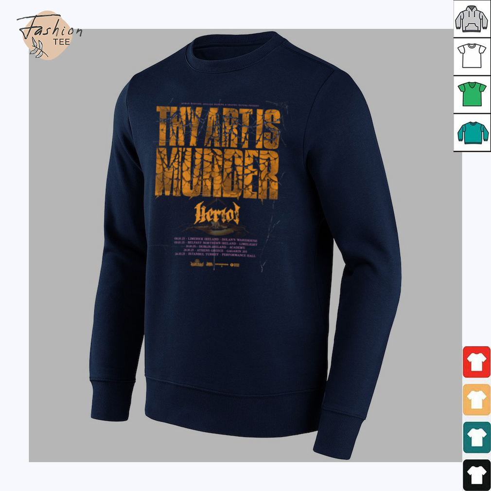 Thy Art Is Murder Herval Tour 2025 T Shirt Thy Art Is Murder Herval Tour 2025 T Shirt