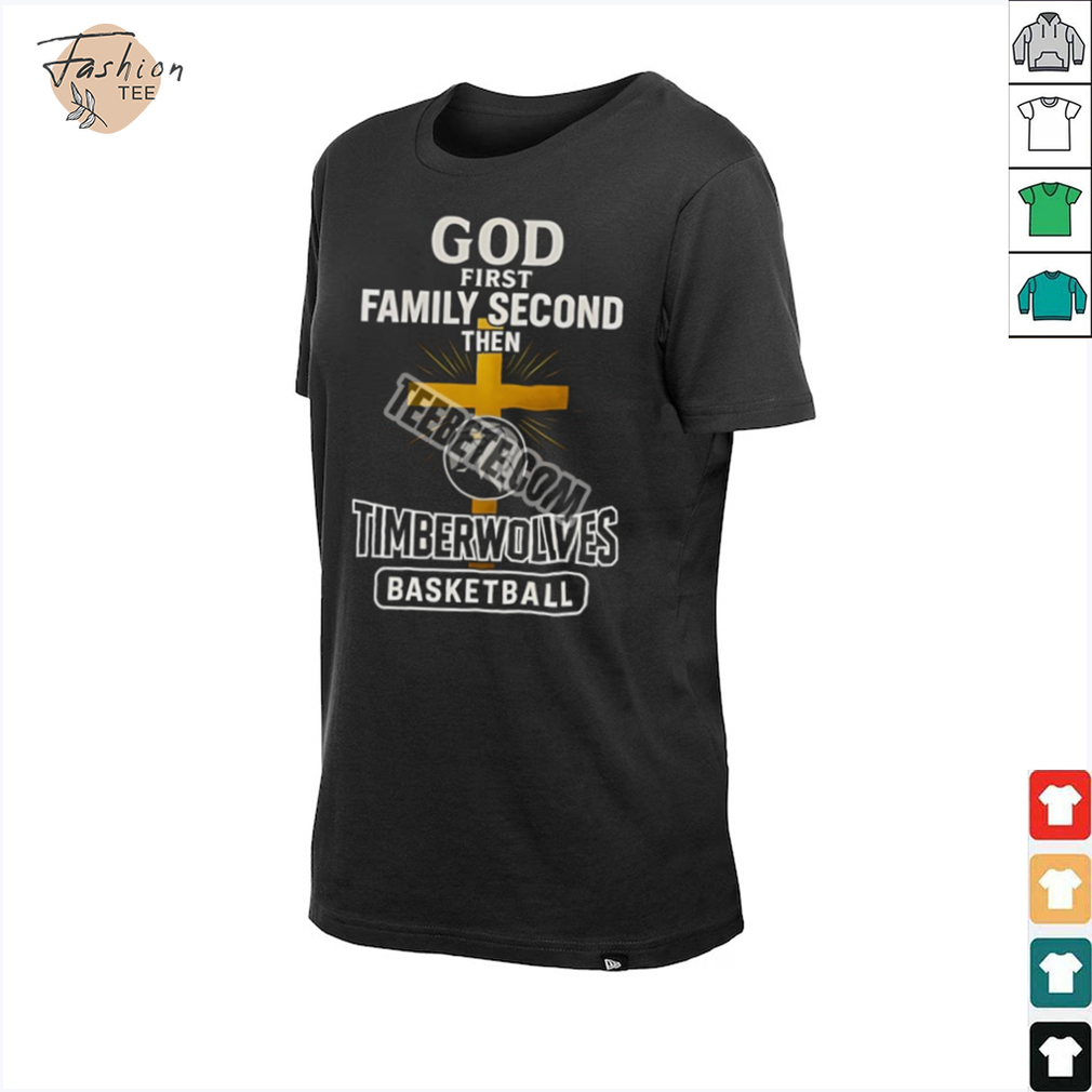 Timberwolves God First Family Second Football Shirt_32_11zon Timberwolves God First Family Second Football Shirt_32_11zon