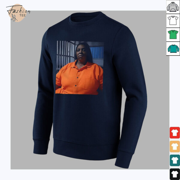 Tish James mugshot shirt