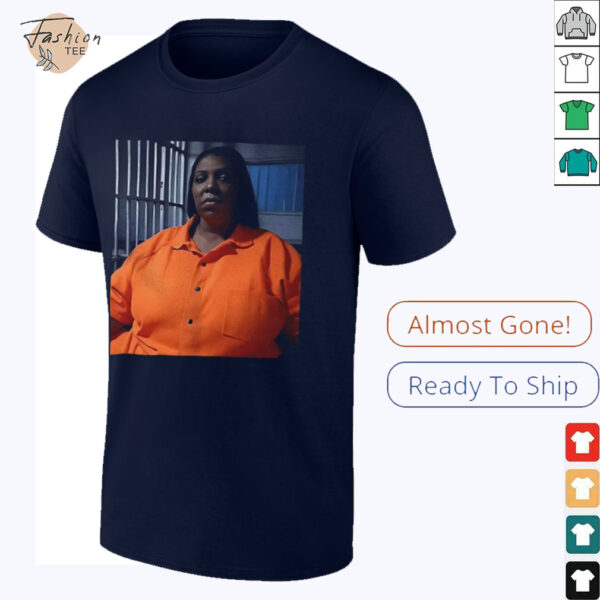 Tish James mugshot shirt