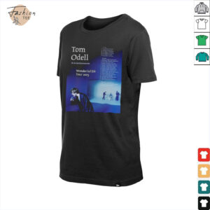 Tom Odell Wonderful Life Tour 2025 Dates T shirts