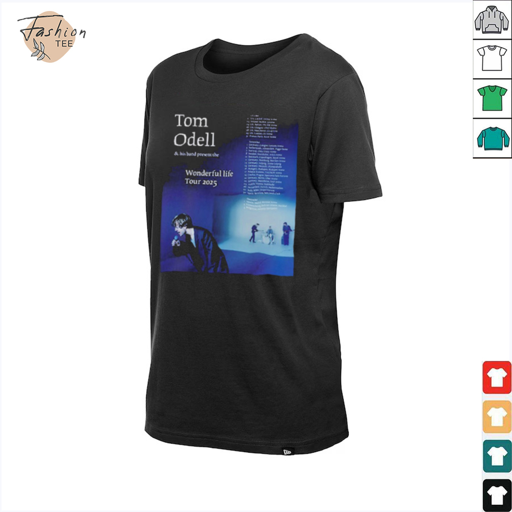 Tom Odell Wonderful Life Tour 2025 Dates T shirts Tom Odell Wonderful Life Tour 2025 Dates T shirts