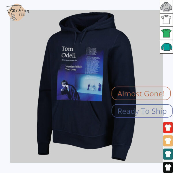 Tom Odell Wonderful Life Tour 2025 Dates T shirts