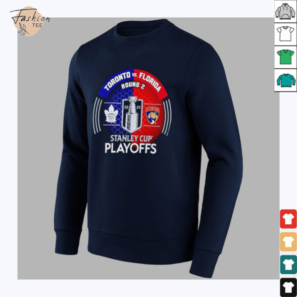 Toronto Maple Leafs vs. Florida Panthers Inglasco 2025 Stanley Cup Playoffs Second Round Dueling Match Up shirt