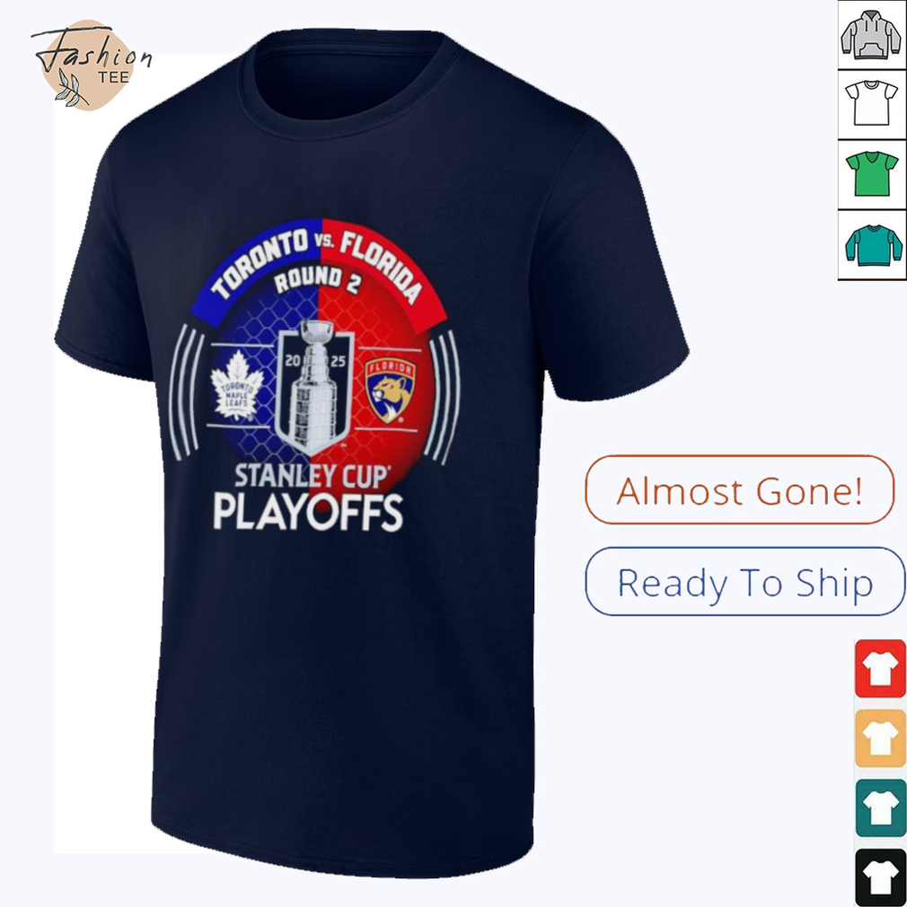 Toronto Maple Leafs vs. Florida Panthers Inglasco 2025 Stanley Cup Playoffs Second Round Dueling Match Up shirt Toronto Maple Leafs vs. Florida Panthers Inglasco 2025 Stanley Cup Playoffs Second Round Dueling Match Up shirt