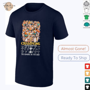 Tottenham Hotspur To Dare Is To Do UEFA Europa League Champions 2025 Signatures T shirts