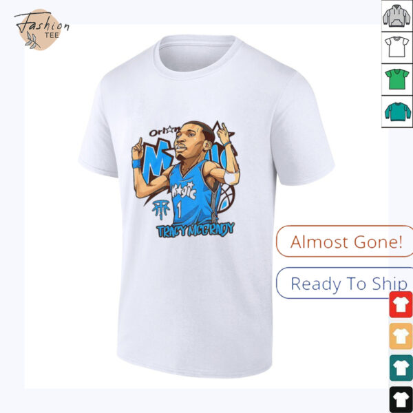Tracy McGrady 1 Orlando Magic Basketball NBA cartoon shirt