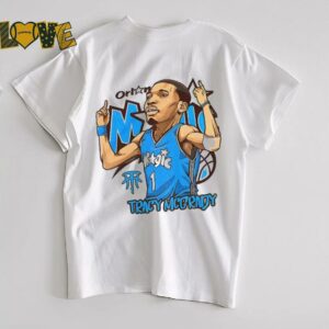 Tracy McGrady 1 Orlando Magic Basketball NBA cartoon shirt