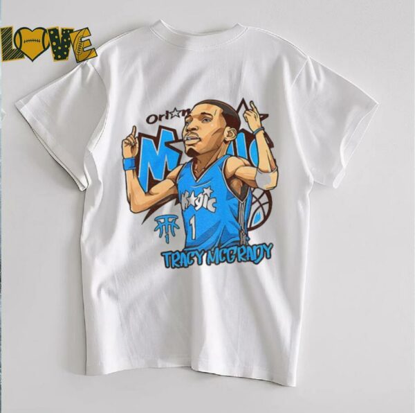 Tracy McGrady 1 Orlando Magic Basketball NBA cartoon shirt