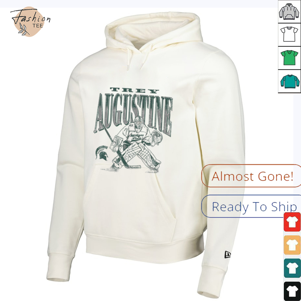 Trey Augustine Michigan State Spartans Hockey Goalie T Shirt Trey Augustine Michigan State Spartans Hockey Goalie T Shirt