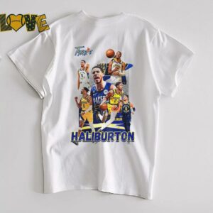 Tyrese Haliburton Graphic Pacers NBA Playoffs 2025 shirt