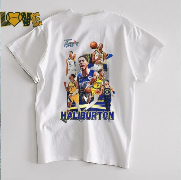 Tyrese Haliburton Graphic Pacers NBA Playoffs 2025 shirt