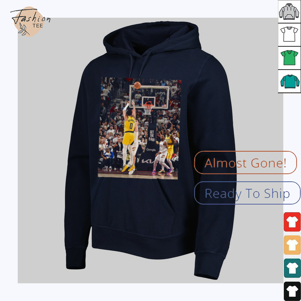 Tyrese Haliburton Indiana Pacers 2025 NBA Game Frames T Shirt Tyrese Haliburton Indiana Pacers 2025 NBA Game Frames T Shirt