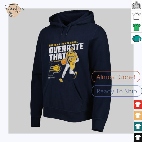Tyrese Haliburton Indiana Pacers Basketball Overrate That Player NBA T shirts