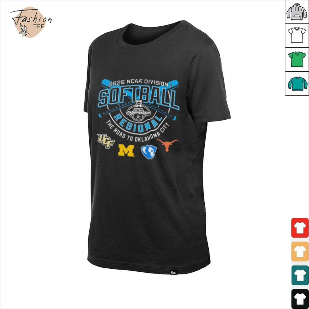UCF Knights Michigan Illinois Panthers Longhorns NCAA Division I Softball Regional 2025 shirt UCF Knights Michigan Illinois Panthers Longhorns NCAA Division I Softball Regional 2025 shirt
