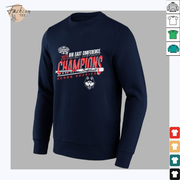 UConn Huskies 2025 Big East Softball Champions shirt