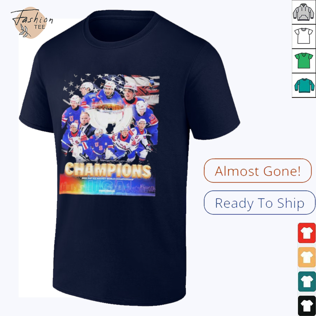 USA Hockey Champions 2025 IIHF Ice Hockey World Championship T Shirts USA Hockey Champions 2025 IIHF Ice Hockey World Championship T Shirts