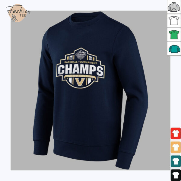 Vanderbilt Commodores 2025 SEC Baseball Conference Tournament Champions shirt