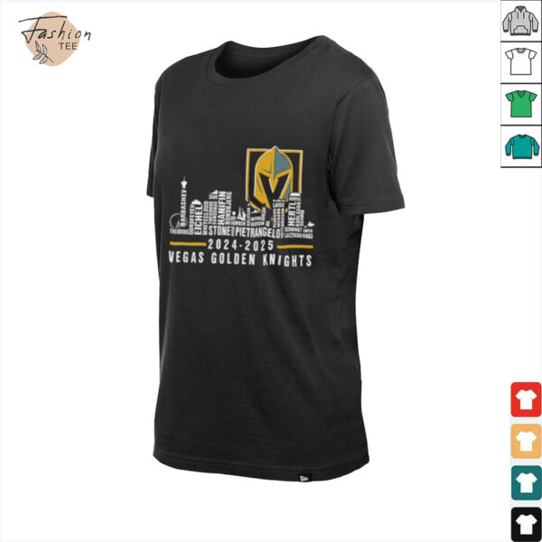 Vegas Golden Knights 2024 2025 players names Skyline City shirt