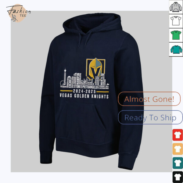 Vegas Golden Knights 2024 2025 players names Skyline City shirt