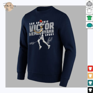 Victor Wembanyama San Antonio Spurs basketball player slant signature shirt