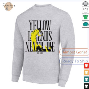 Villarreal CF Yellow legends never die Raúl Albiol silhouette shirt