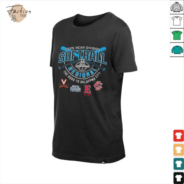 Virginia North Florida Elon Phoenix NCAA Division I Softball Regional 2025 shirt