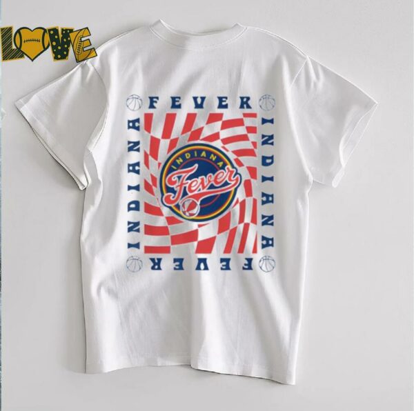 WNBA Indiana Fever Retro Wavy Checkerboard shirt