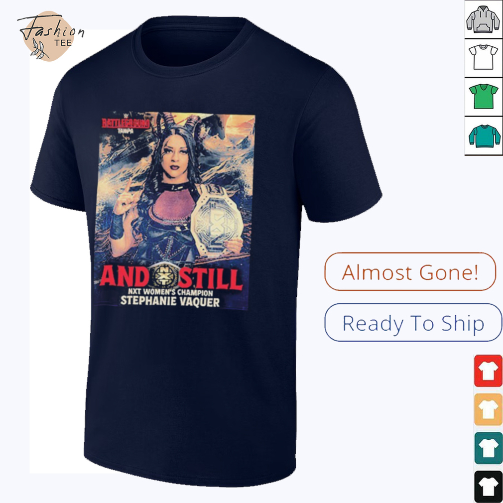 WWE NXT Battleground Tampa NXT Women’s Champion Stephanie Vaquer T shirts WWE NXT Battleground Tampa NXT Women’s Champion Stephanie Vaquer T shirts