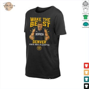 Wake The Beast Denver Nuggets Playoffs Cotton Shirt