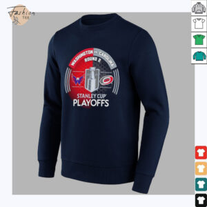 Washington Capitals vs. Carolina Hurricanes Inglasco 2025 Stanley Cup Playoffs Second Round Dueling Match Up Hockey shirt