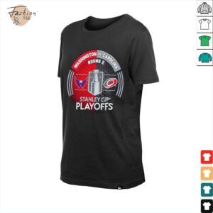 Washington Capitals vs. Carolina Hurricanes Inglasco 2025 Stanley Cup Playoffs Second Round Dueling Match Up Hockey shirt