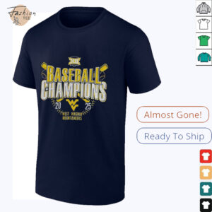 West Virginia Mountaineers Baseball Champions 2025 black shirt
